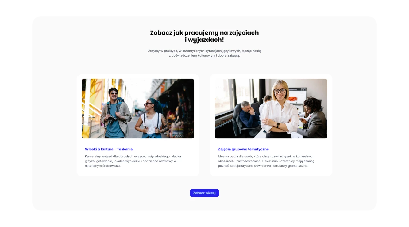 Makieta strony internetowej