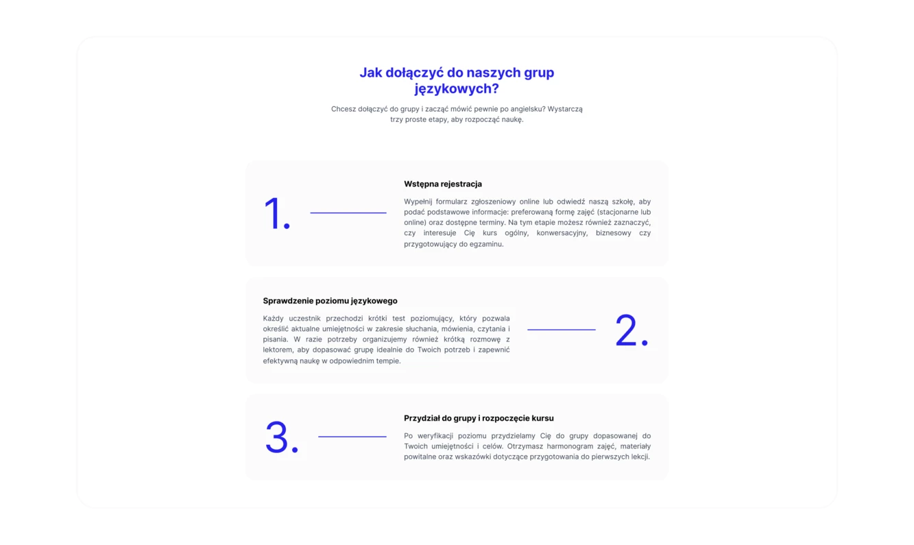 Makieta strony internetowej