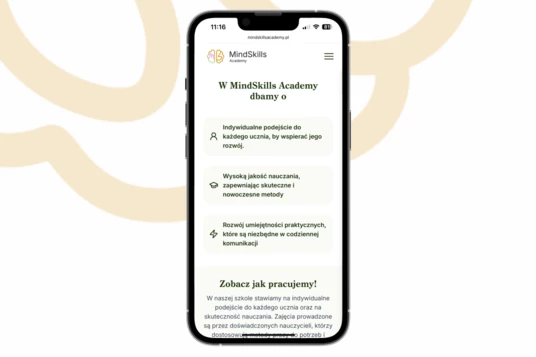 Makieta strony internetowej