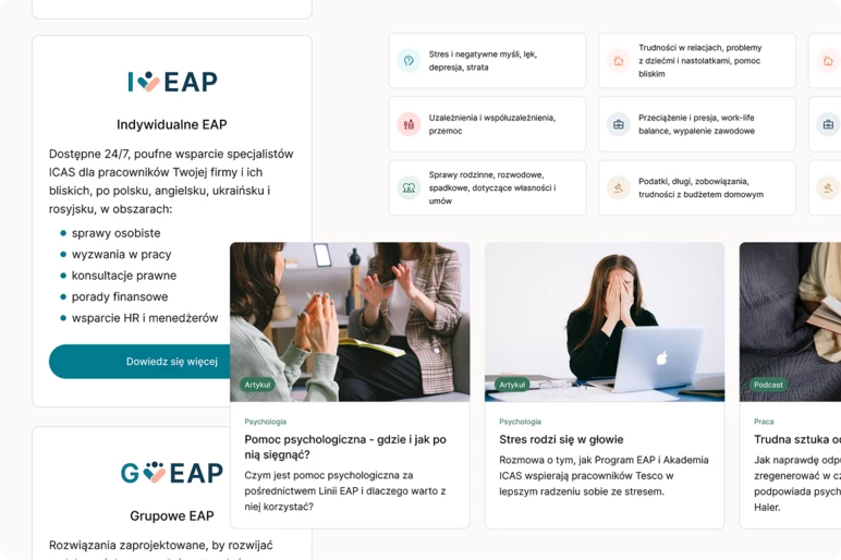 Makieta strony internetowej