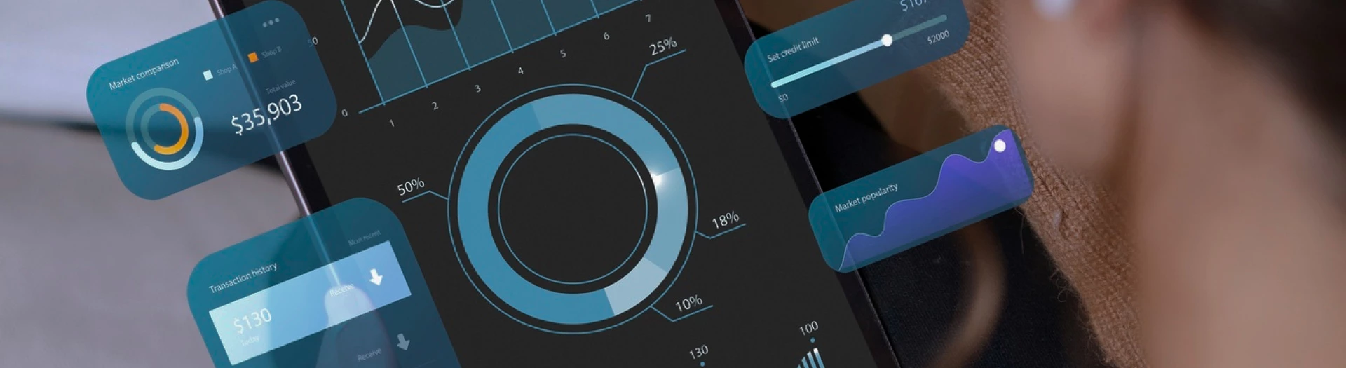 Googlee analytics, GA grafika hero